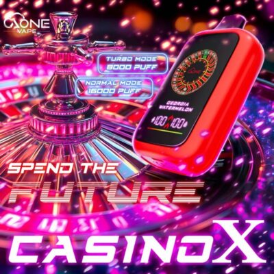 AONE VAPE CasinoX 16000口一次性電子煙 高容量持久續航雙倉口味切換